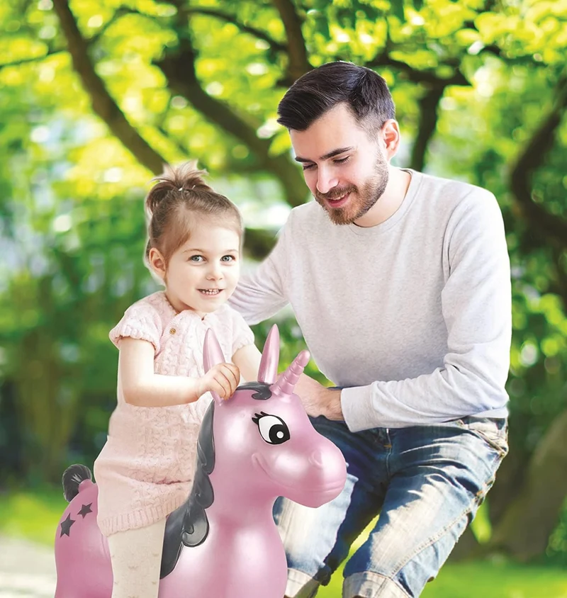 Inflatable jumping Unicorn