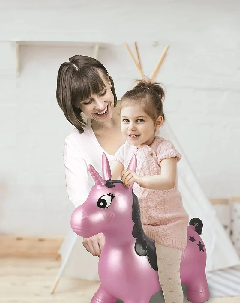 Inflatable jumping Unicorn
