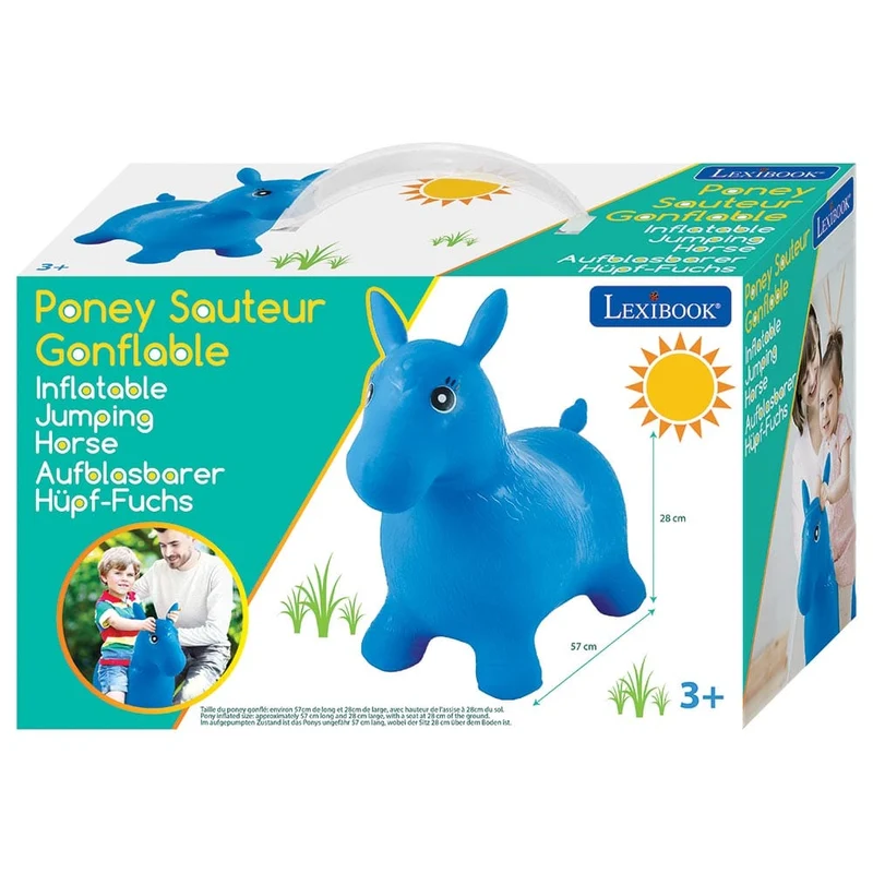 Inflatable Jumping Blue Horse