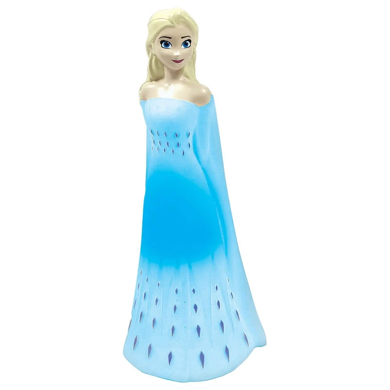 Frozen Elsa 3D Design Color Change Pocket Night Light Approx 13cm Assoted 1pc