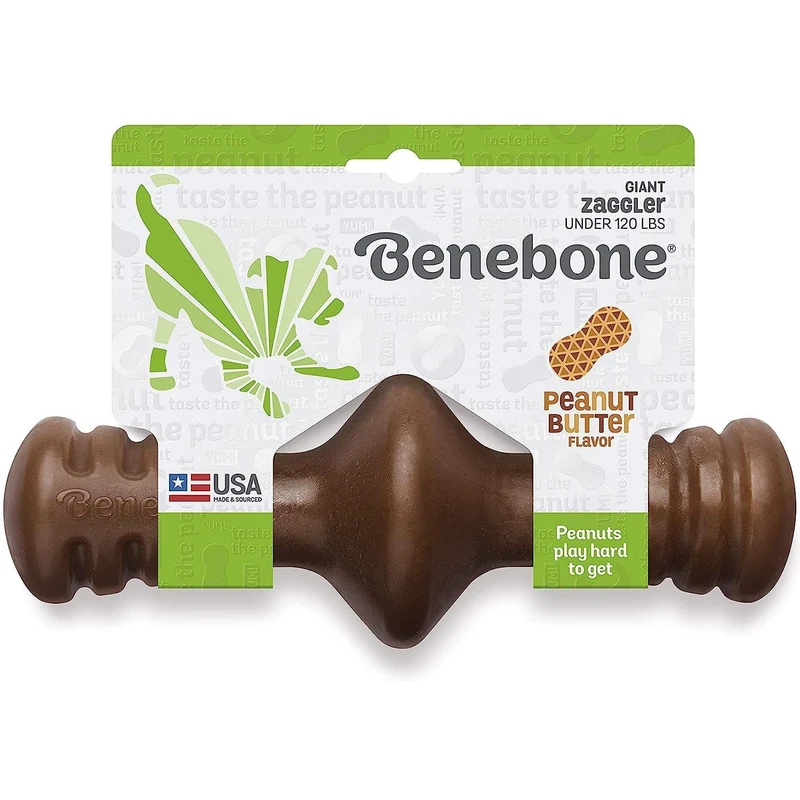 Benebone Zaggler Peanut - Giant