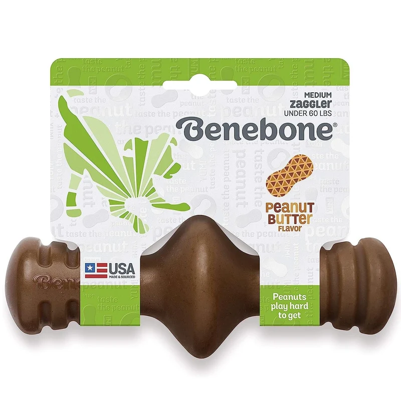 Benebone Zaggler Peanut - Medium