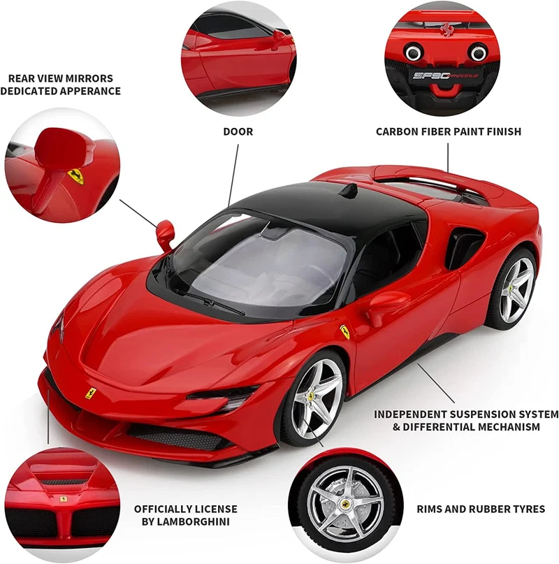 Ferrari SF90 Stradale Remote Control Car 1:24 Scale