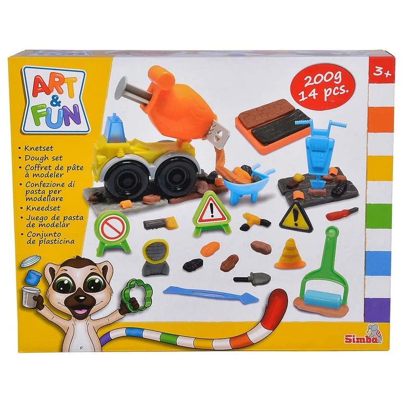 Simba - Art & Fun Dough Set Construction