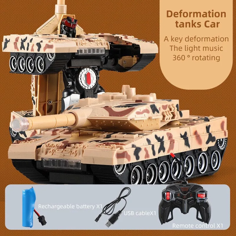 Hongrui R/C Transformer Tank Truck Car