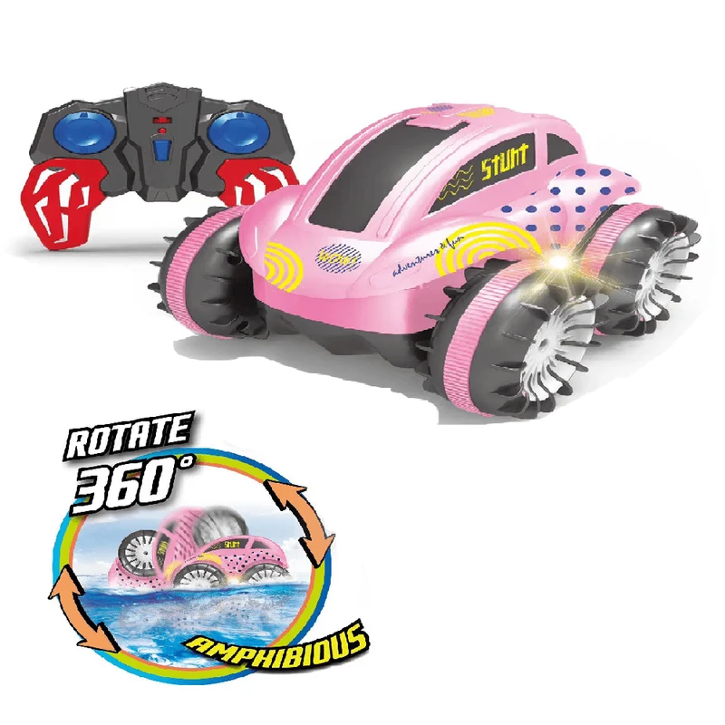 SUPER WALKER 5CH RC Amphibious Small Powder Beetle Special Effect Car