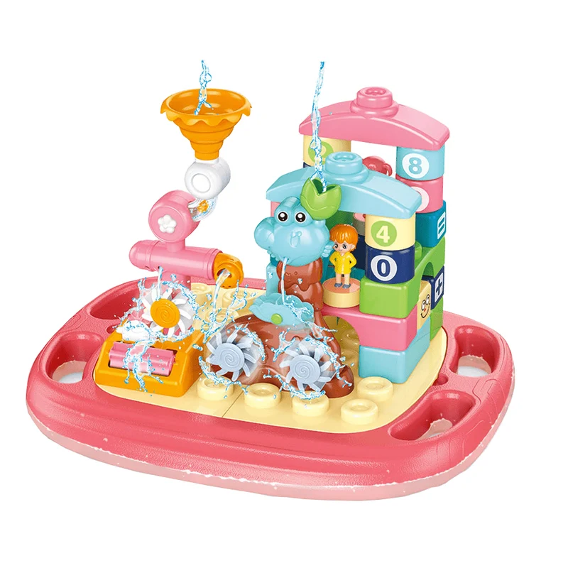 DR.B Ocean Park Baby Bath Toys Number Blocks
