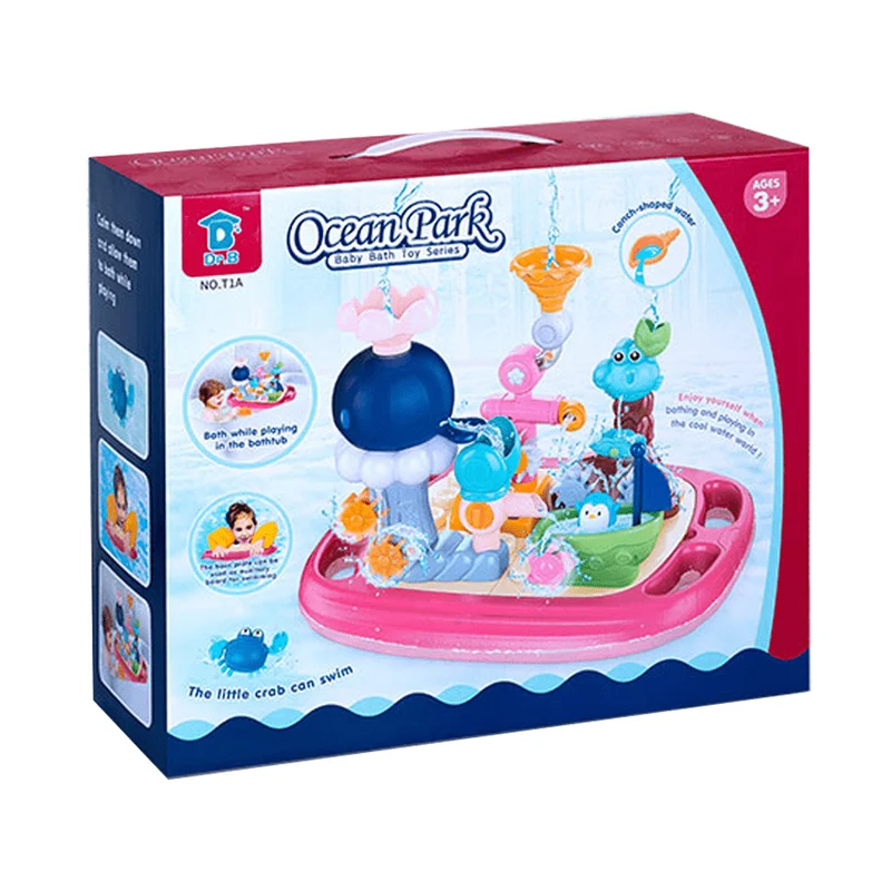 DR.B Ocean Park Baby Bath Toys Sea Blocks