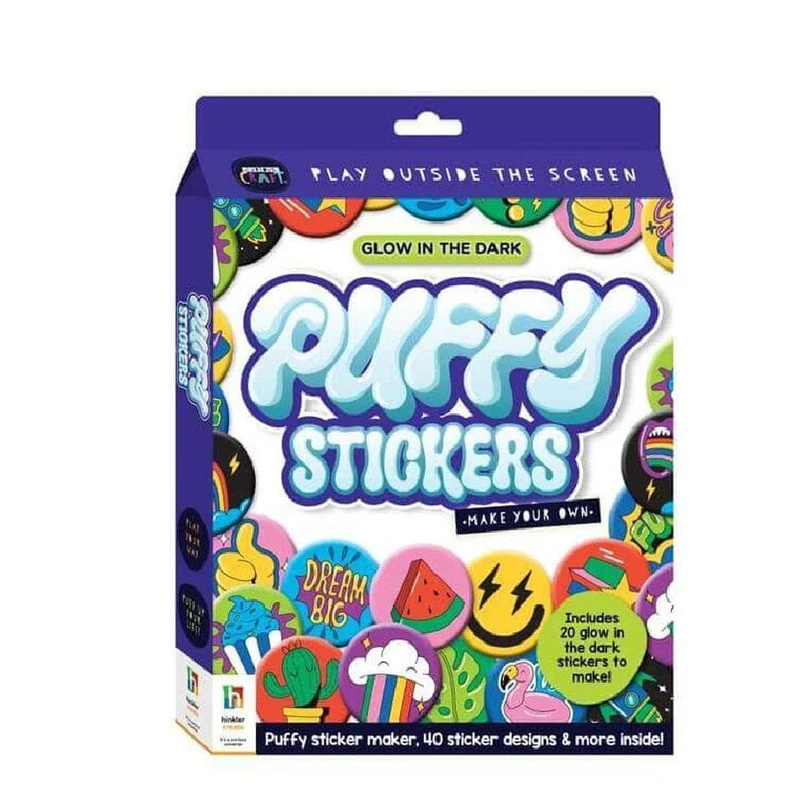 Hinkler Curious Craft Make Your Own Puffy Stickers Kit