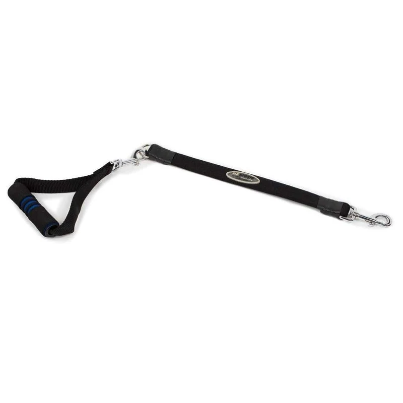 Bergan EZ Steps Stretch Leash - Large, Black