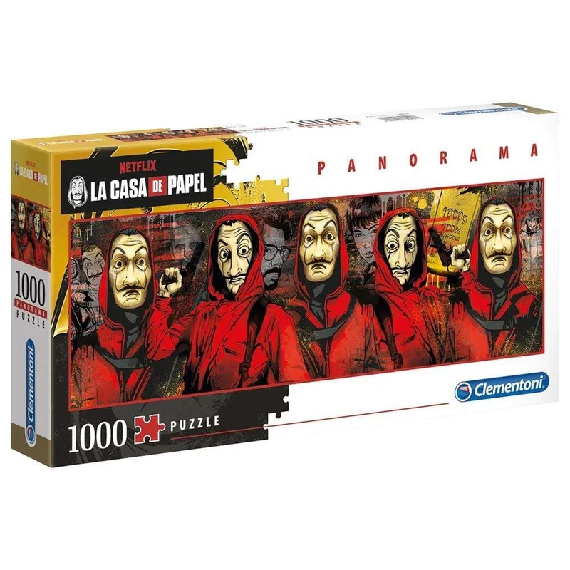 Clementoni Panorama Puzzle La Casa De Papel 1000Pcs