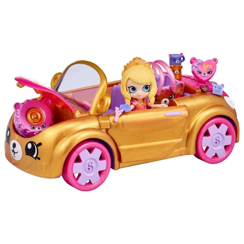 Shopkins Happy Places S7 Royal Trends Convertible Car Playset (57577)