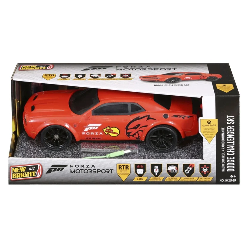New Bright 1:16 Forza Challenger SRT Red-Eye