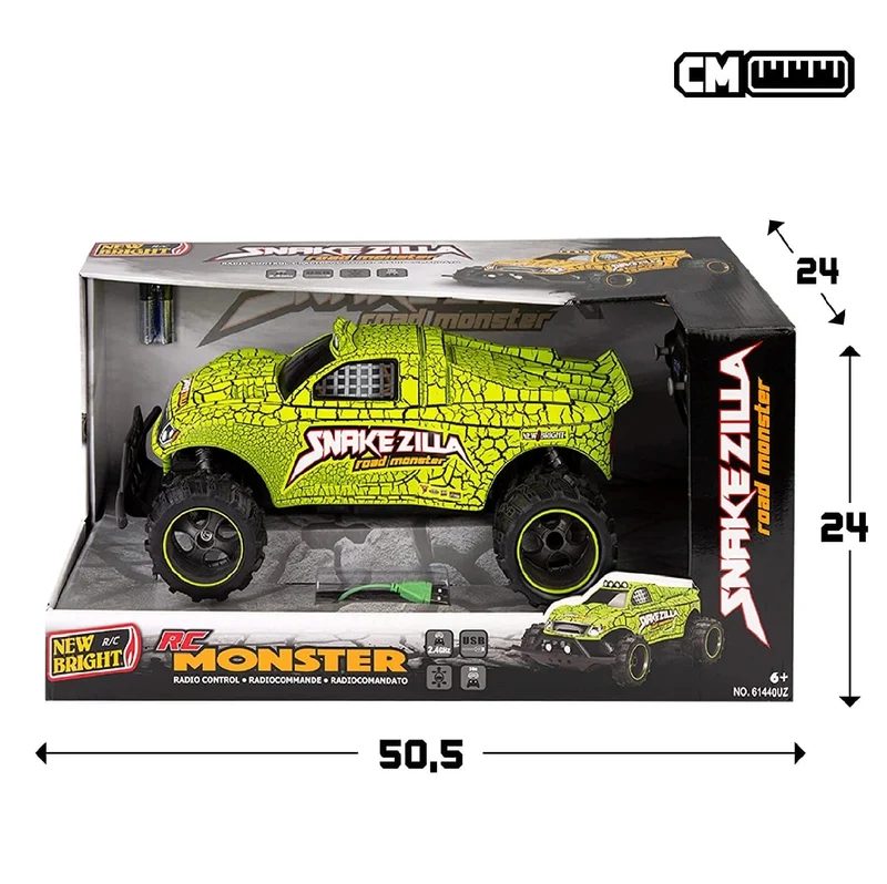 New Bright 1:14 Snake-Zilla USB - Verde
