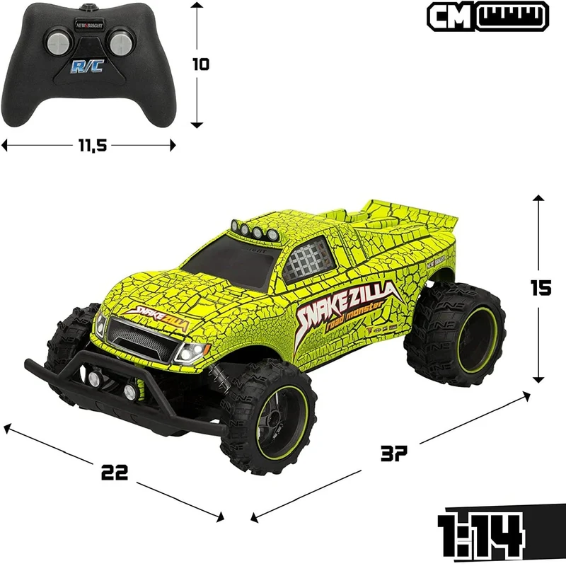 New Bright 1:14 Snake-Zilla USB - Verde