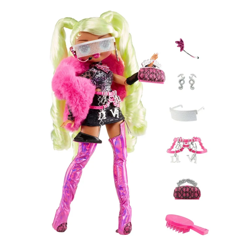 LOL Surprise OMG Fierce Lady Diva Fashion Doll With Surprises