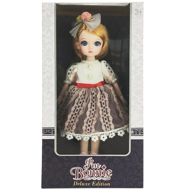 I'm Bonnie 12" Deluxe Fashion Doll, Square Neck Peach Dress
