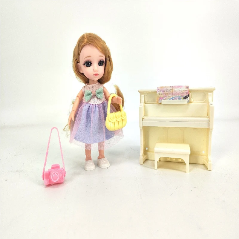 Sweet Annie 6.5" Doll Piano Playset
