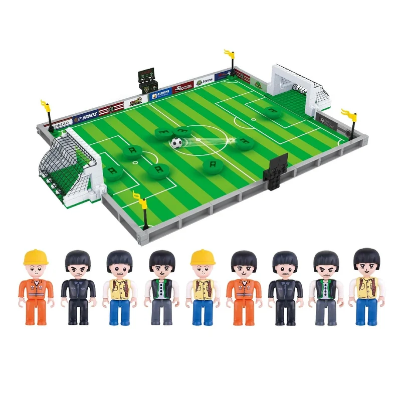 Power Joy Goal Goal Soccer Field Building Blocks Set
