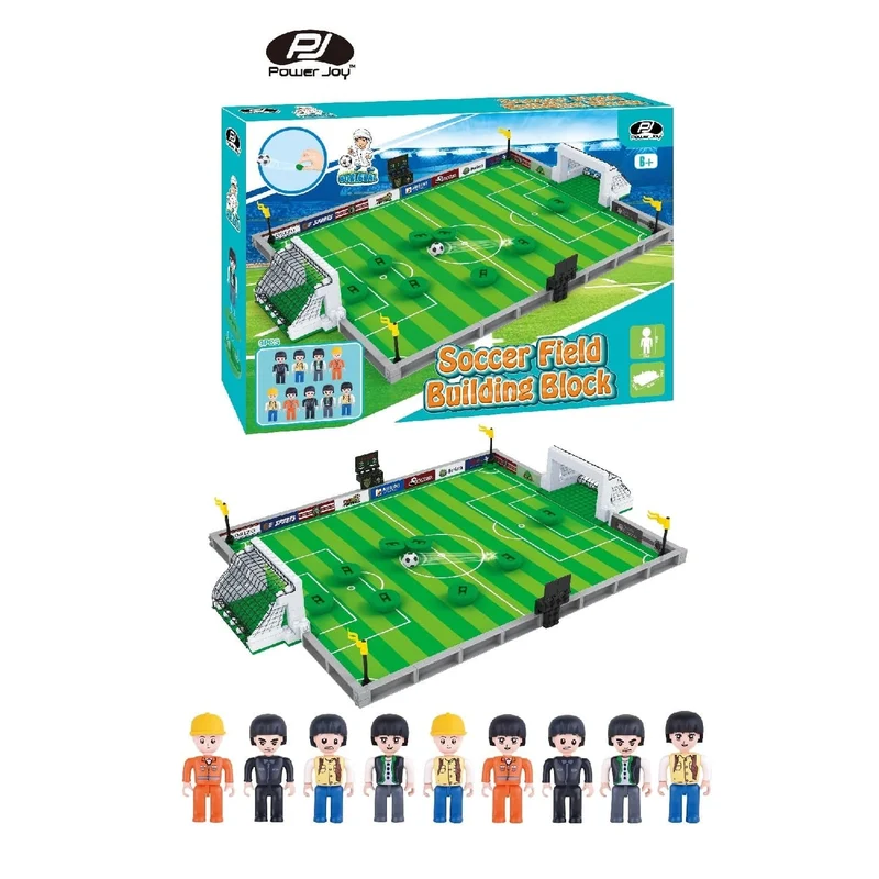 Power Joy Goal Goal Soccer Field Building Blocks Set