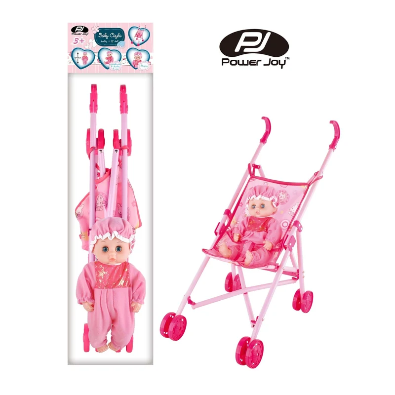 Power Joy Cayla Trolley with Doll 12 Inches