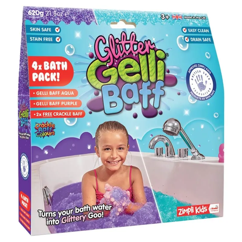 Zimpli Kids - Galli Baff Purple-Aqua 600g + 2 Crackle