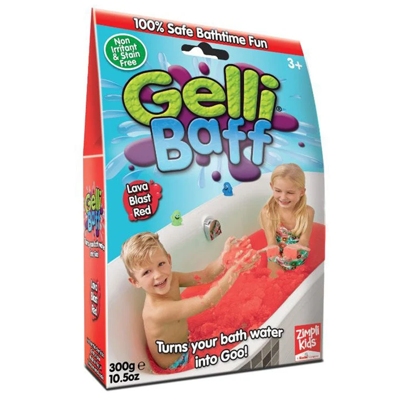 Zimpli Kids - Gelli Baff Lava Red 300g
