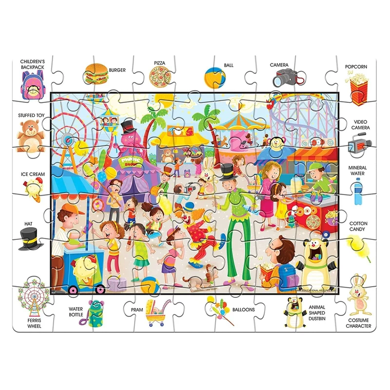 Frank Puzzle Amusement Park Find-Out Puzzles (4pcs)
