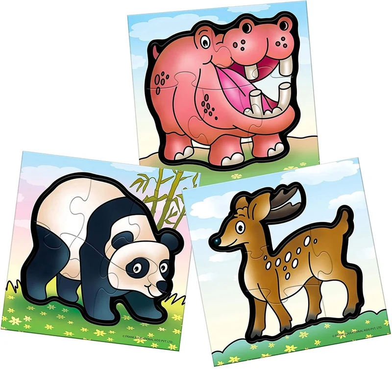 Frank Puzzle Wild Animals First Puzzles