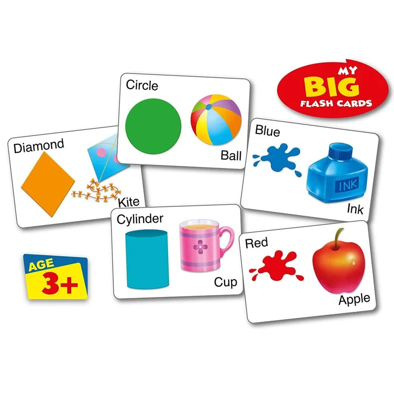 Frank Puzzle Shapes And Colours Flash Cards (27pcs)