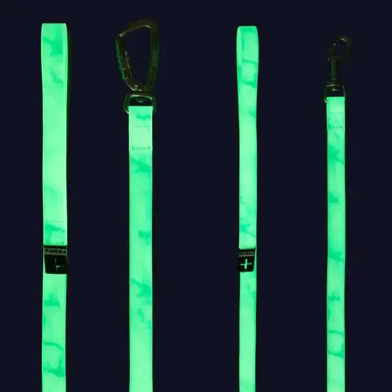 Hundeleine | Glow Leash Marble Green