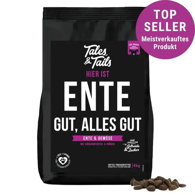 Trockenfutter Hund | Ente gut, alles gut
