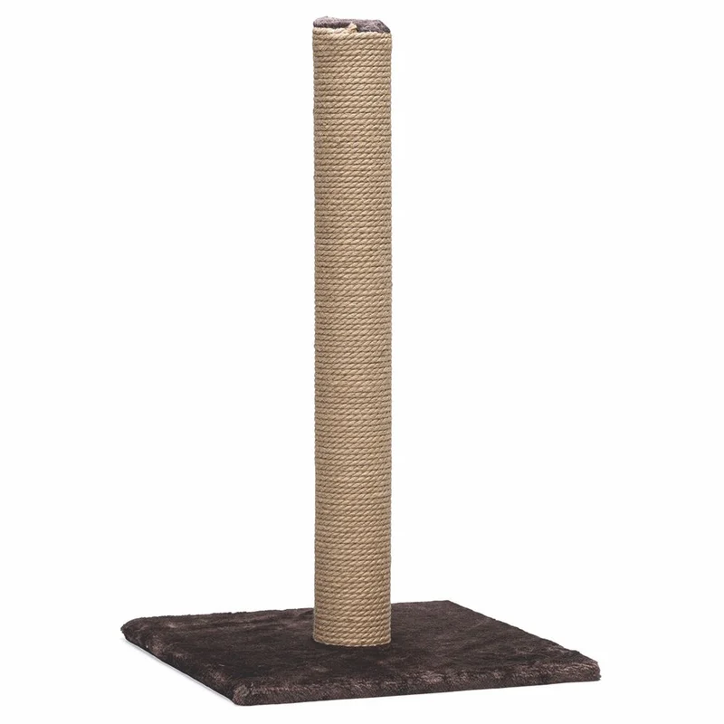 Beeztees Katzen Kratzstamm LESLEY - 35 x 35 x 60 cm - Jute Kratzbaum Katzenbaum