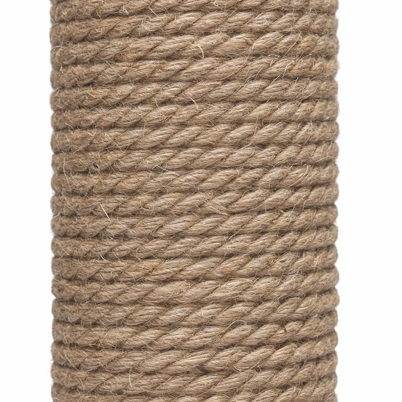 Beeztees Katzen Kratzstamm LESLEY - 35 x 35 x 60 cm - Jute Kratzbaum Katzenbaum