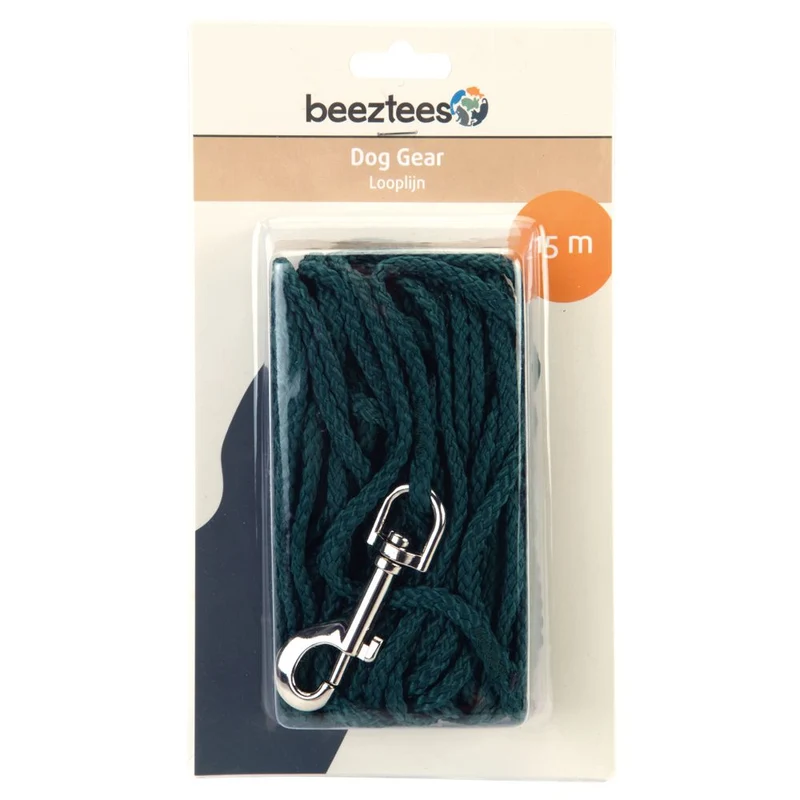 Beeztees Nylon-Schleppleine 5/10/15m Feldleine Fährtenleine Suchleine Hund Katze
