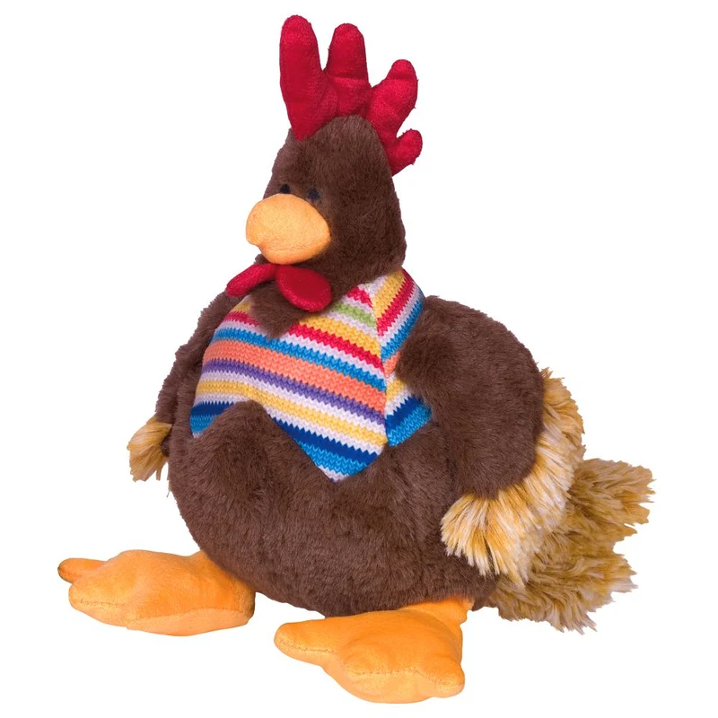 Nobby Plüsch-Hundespielzeug HAHN - 30 cm - Ostern Plüschspielzeug mit Squeaker