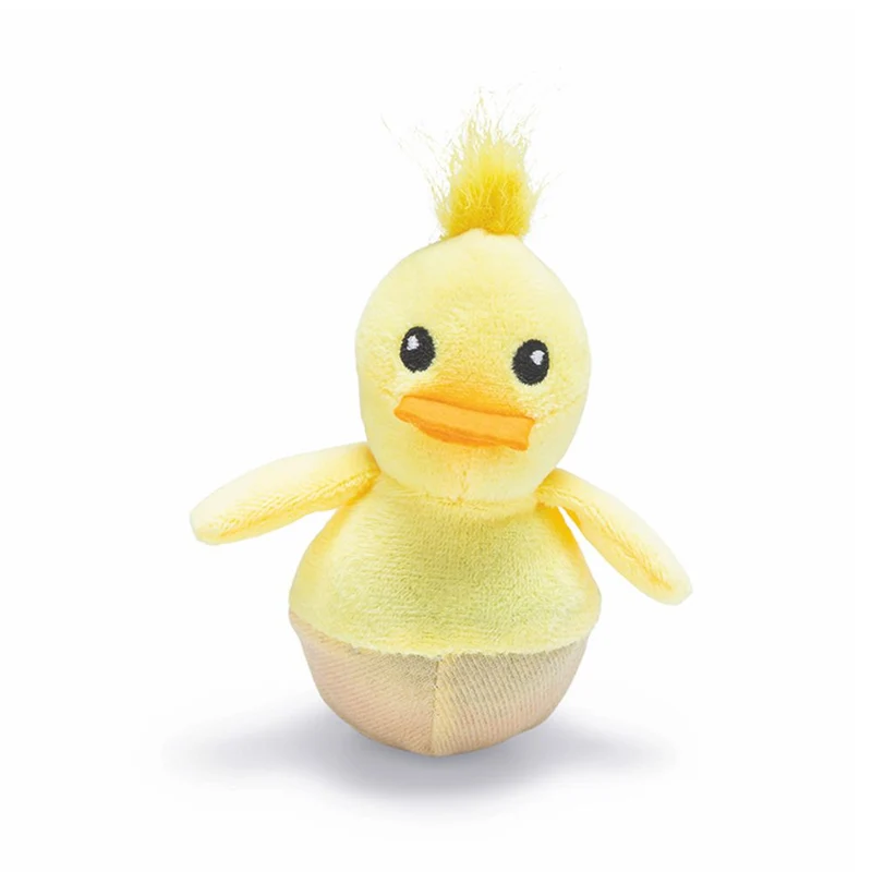 Beeztees Oster Wobblers - 10-14 cm groß - Plüsch Katzenspielzeug - mit Ball
