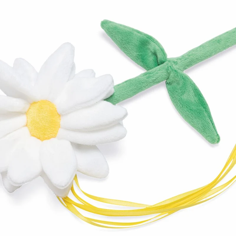 Beeztees Katzenangel Frühlingsblumen - Spielangel mit Fransen - Ostern - Plüsch