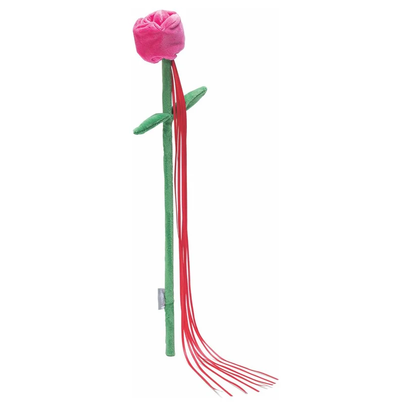 Beeztees Katzenangel Frühlingsblumen - Spielangel mit Fransen - Ostern - Plüsch