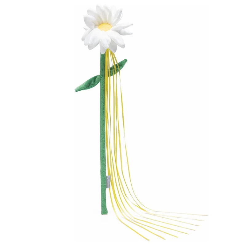 Beeztees Katzenangel Frühlingsblumen - Spielangel mit Fransen - Ostern - Plüsch