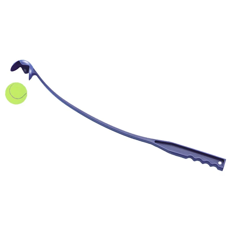 Nobby Ballwerfer - 63 cm lang - Ballschleuder mit Tennisball - gelb - Launcher