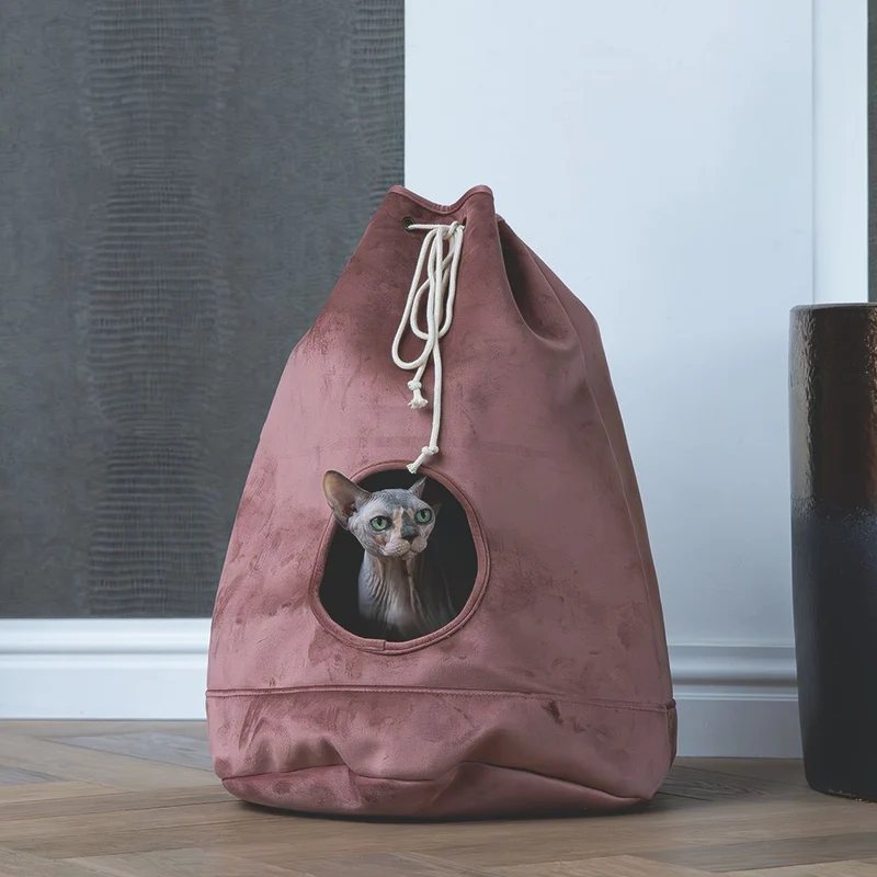 Designed by Lotte Katzenhöhle VILAR - 45 cm - Katzenhaus Katzenbett Kuschelhöhle