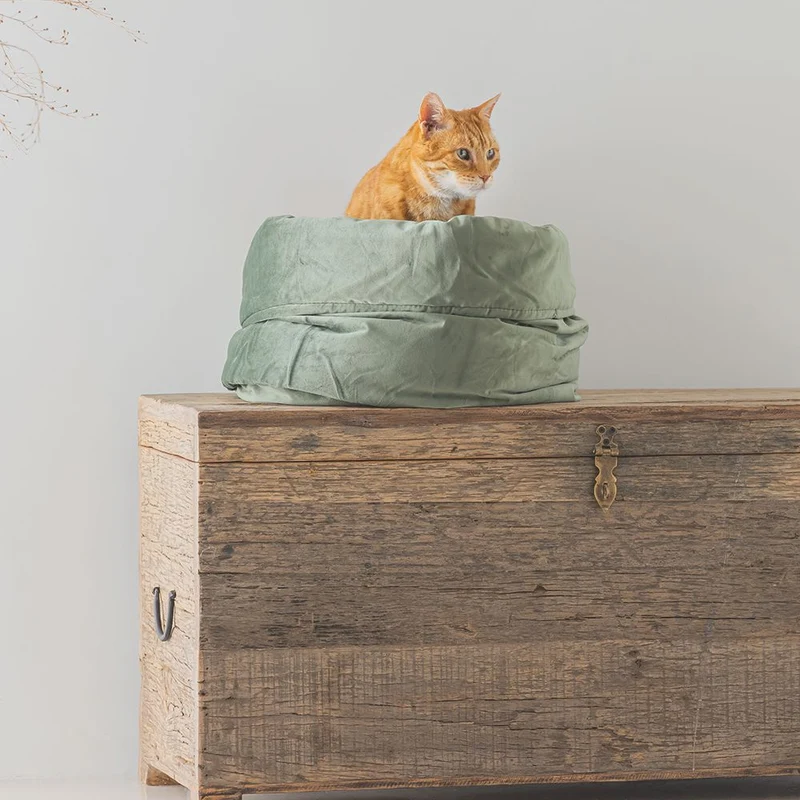 Designed by Lotte Katzenbett FLUCO - 45 cm - rund - Katzenkorb Kuschelbett