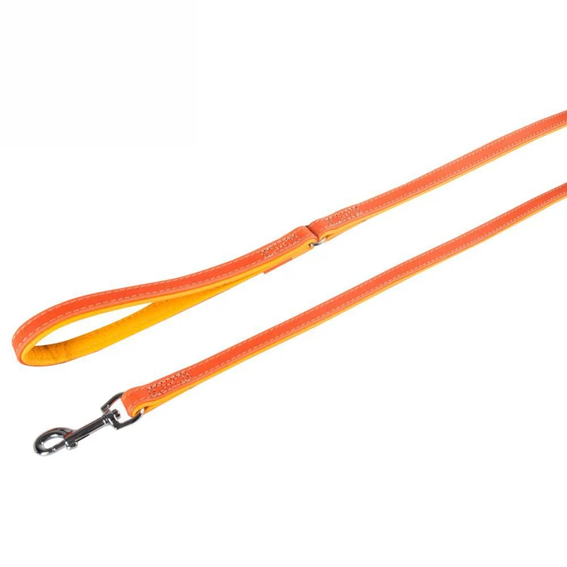 Karlie Leder-Leine LIWA - 100 cm lang - Kamelleder & Nappaleder Hundeleine - 1 m