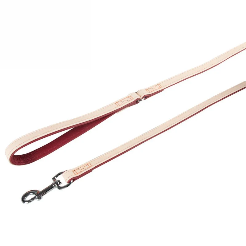 Karlie Leder-Leine LIWA - 100 cm lang - Kamelleder & Nappaleder Hundeleine - 1 m