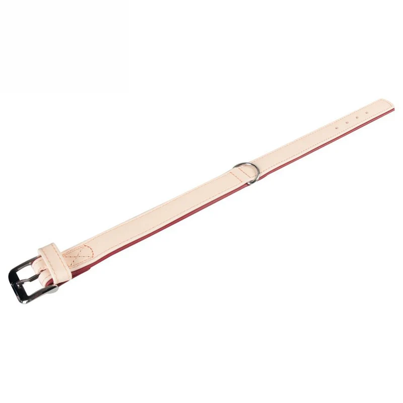 Karlie Leder-Halsband LIWA - Länge 40-65 cm Kamelleder&Nappaleder Hundehalsband