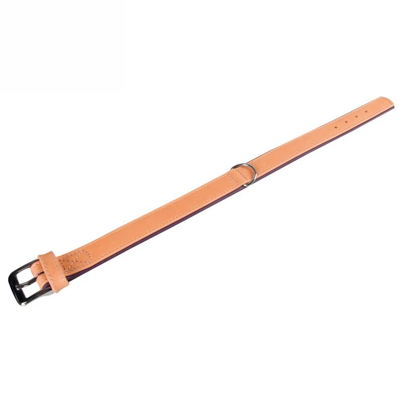 Karlie Leder-Halsband LIWA - Länge 40-65 cm Kamelleder&Nappaleder Hundehalsband