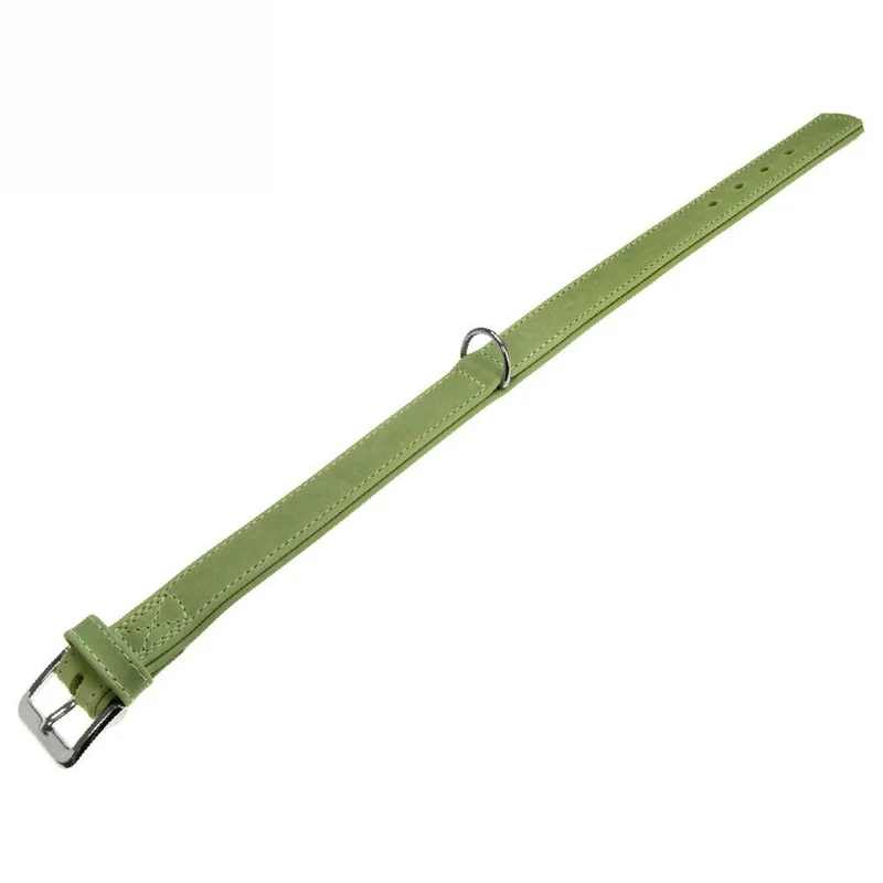 Karlie Leder-Halsband BUFFALO - Länge 40-60 cm - Kalbsleder Hundehalsband