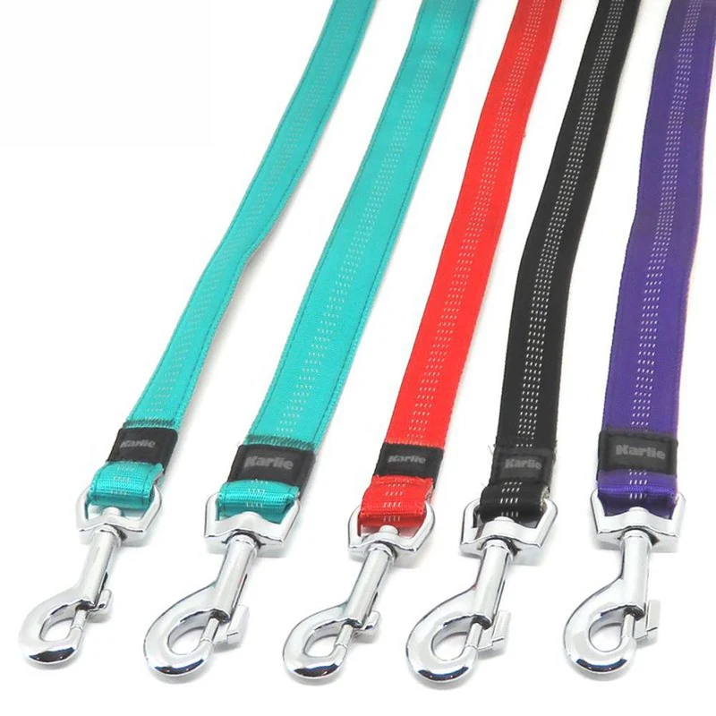 Karlie ART SPORTIV PLUS Leine 100 cm lang - Nylon Soft Hundeleine 1,0 m
