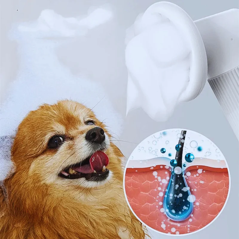 Elektrischer Hundemassagebürste mit Wasserdichtem Design und 1000mAh Akku